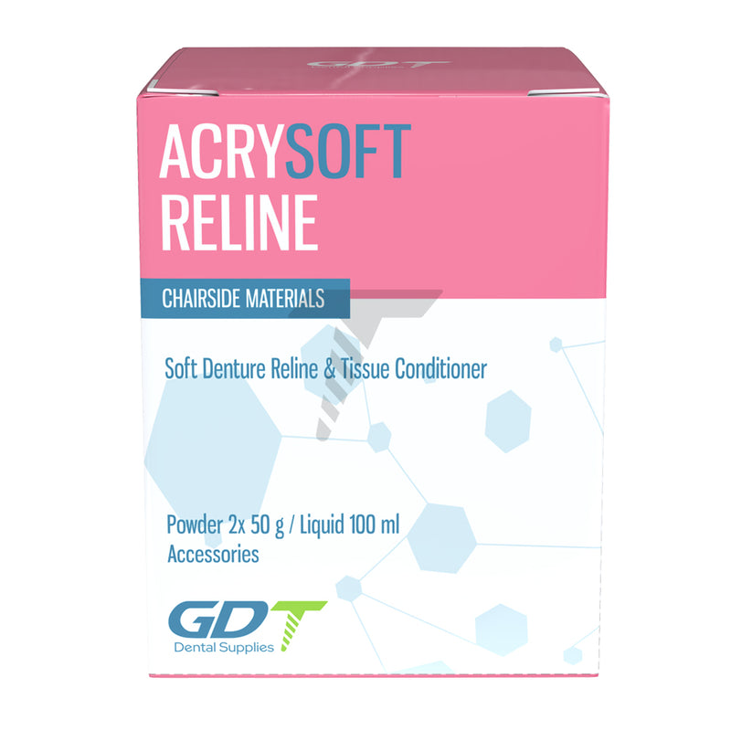 GDT AcrySoft Reline Soft Acrylic Denture Reline Box