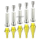 Straight Multi Unit 1.4mm Titanium Sleeve set Slim Platform