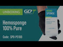 Esponja absorbente de colágeno 100 % puro GDT Hemosponge