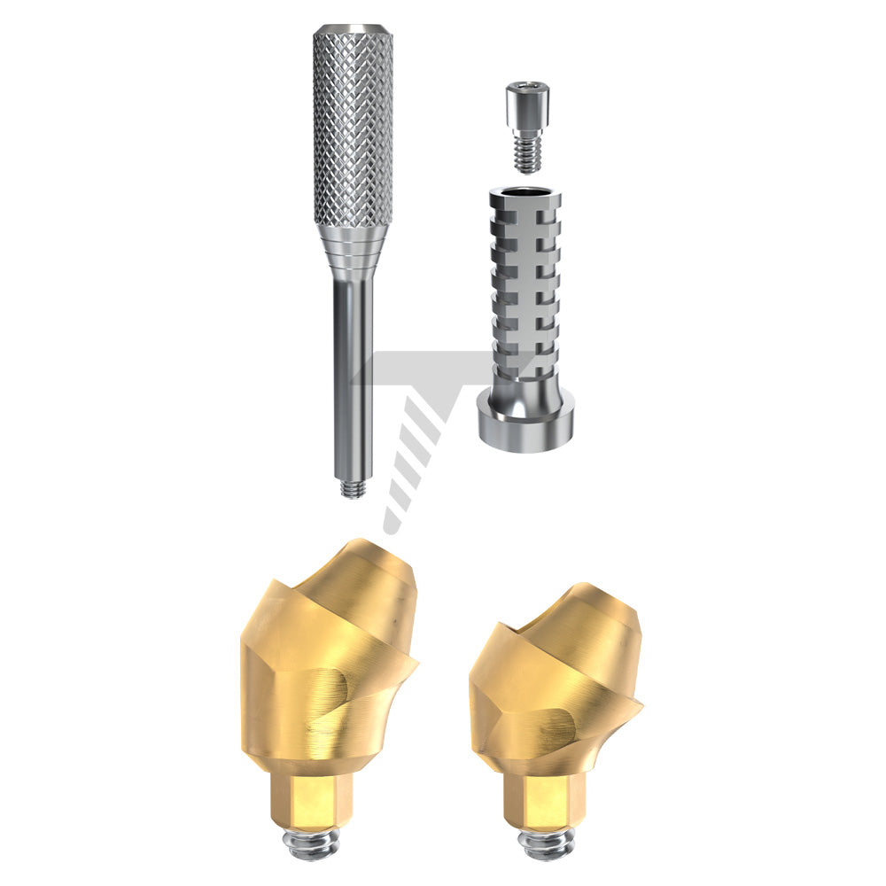 Next Multi-Unit Angulated 30° 1mm Titanium Sleeve Attachment – Internal Hex 2.42mm Platform