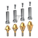 Straight Multi Unit 1.6 Titanium Sleeve Set Slim Platform