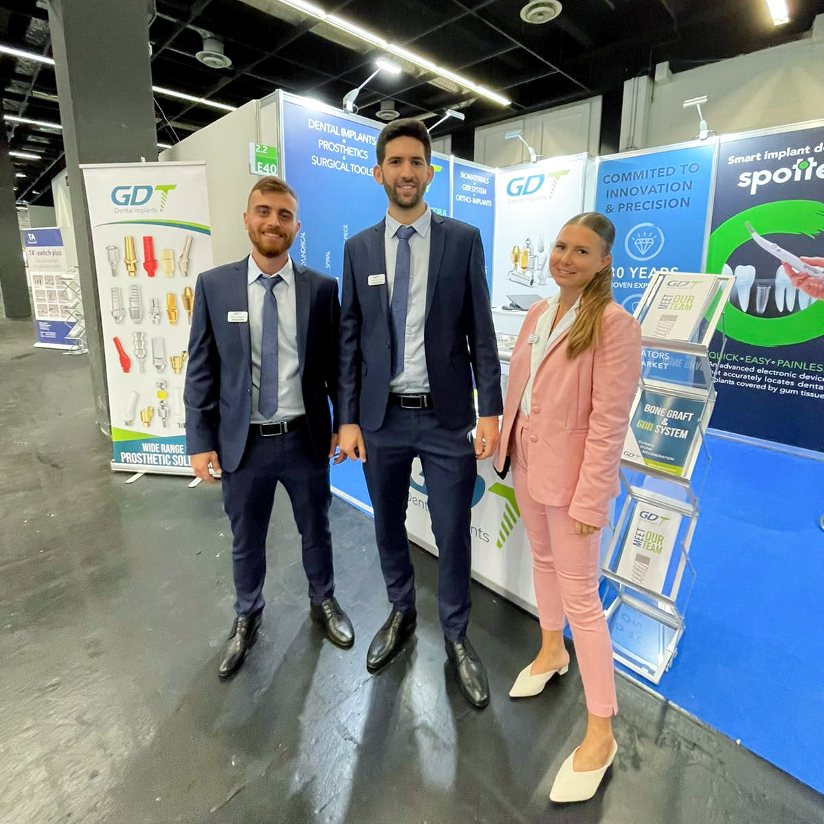 GDT Dental Implants International sales team in IDS International Dental Show 2021 - Cologne, Germany