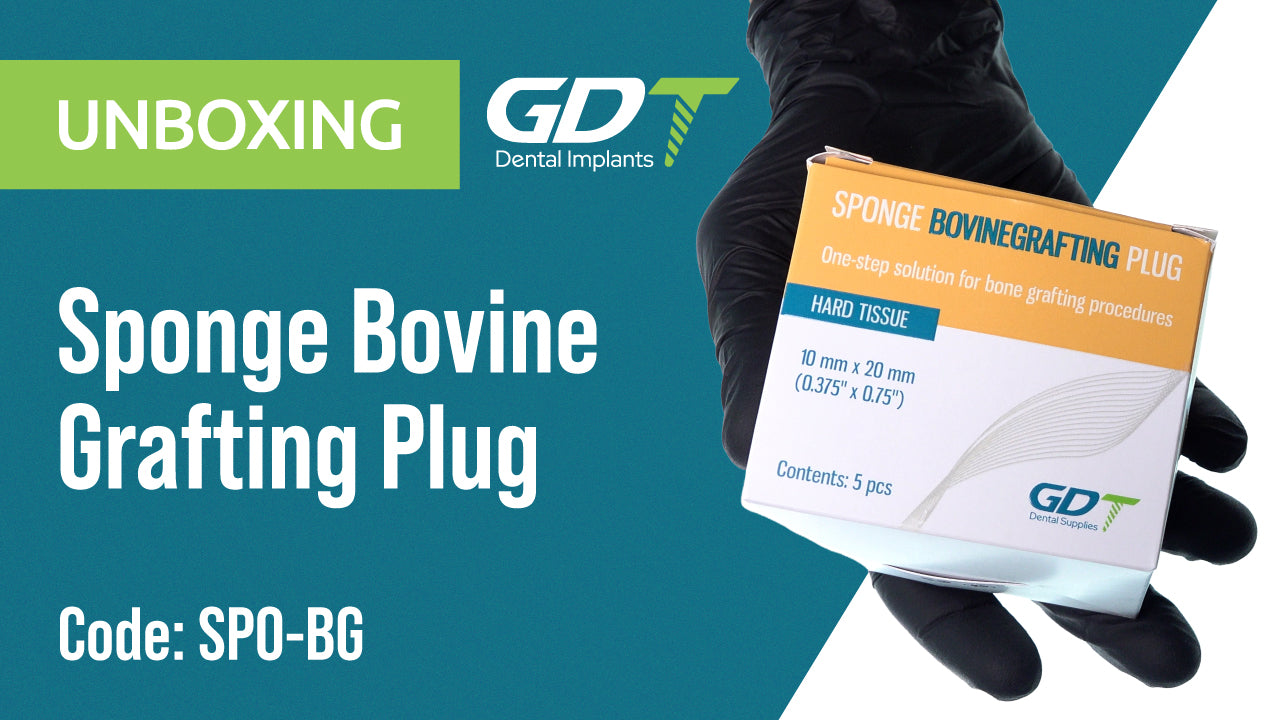 Unboxing GDT Sponge Bovine Grafting Plug