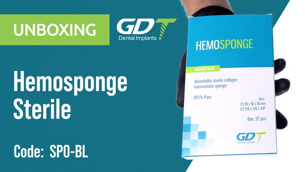 GDT Hemosponge - Absorbable Sterile Hemostatic Sponge Unboxing video