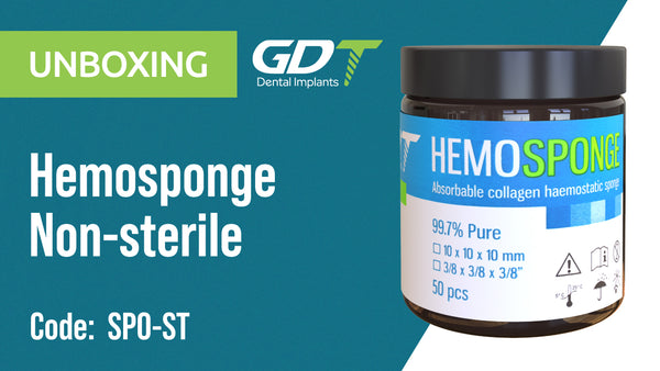 GDT Hemosponge Absorbable Gelatin Non-Sterile hemostatic Sponge