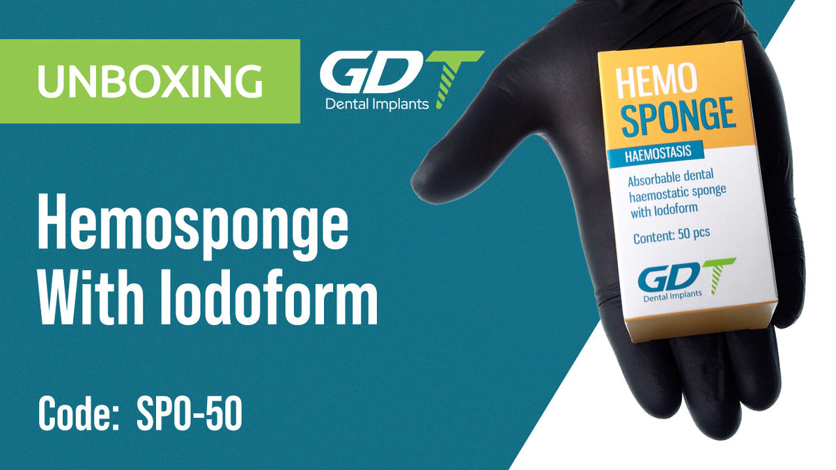 Unboxing Video of GDT Hemosponge with Iodoform