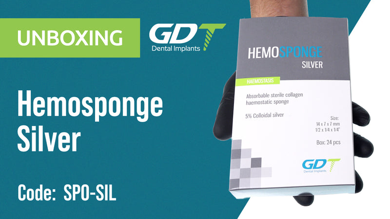 Unboxing of GDT Hemosponge - Absorbable Colloidal Silver Sponge Package