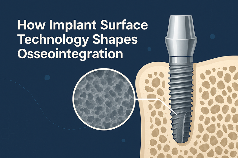 How implant surface technology shapes osseointegration - GDT Dental Implants