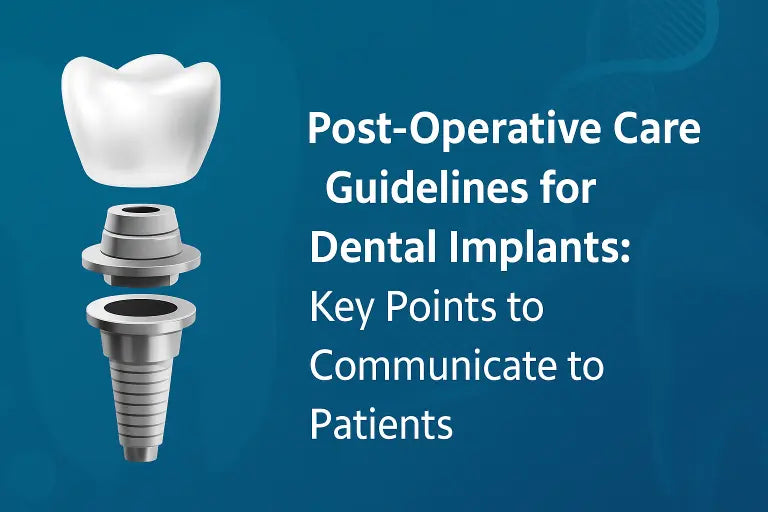 Post-Operative Care Guidelines for Dental Implants: Key Points to Communicate to Patients