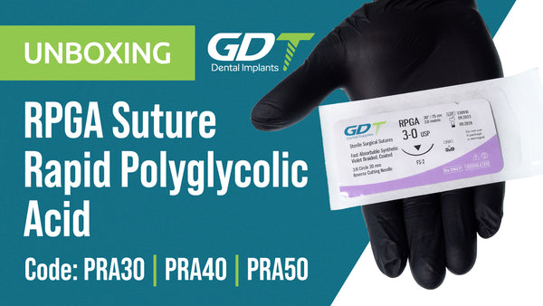 Unboxing GDT Surgical Absorbable PGA Rapid Polyglycolic Acid (RPGA) Suture