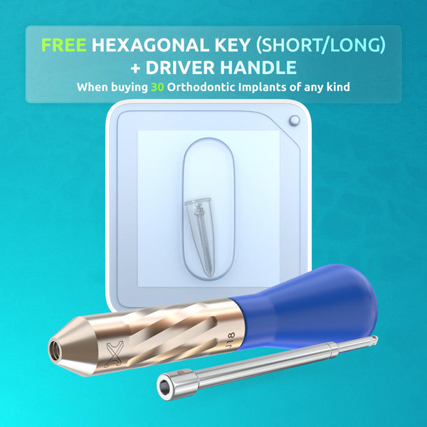 Buy 30 Orthodontic TADs, Get a FREE Hexagonal Key and Handle