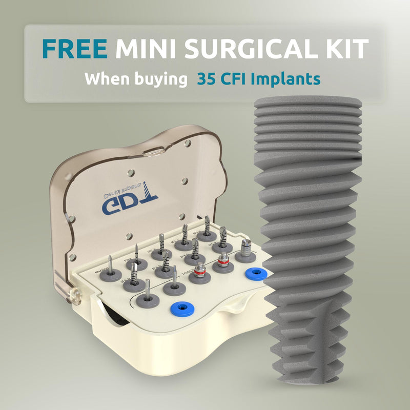 Buy 35 CFI Implants, Get a FREE Mini Surgical Kit!