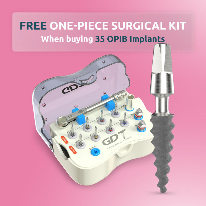 Buy 35 OPIB One Piece Implants, Get a FREE Mini Surgical Kit!