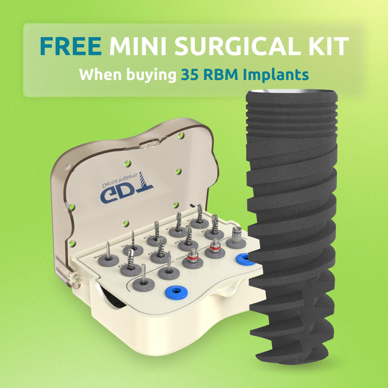 Buy 35 RBM Implants, Get a FREE Mini Surgical Kit!