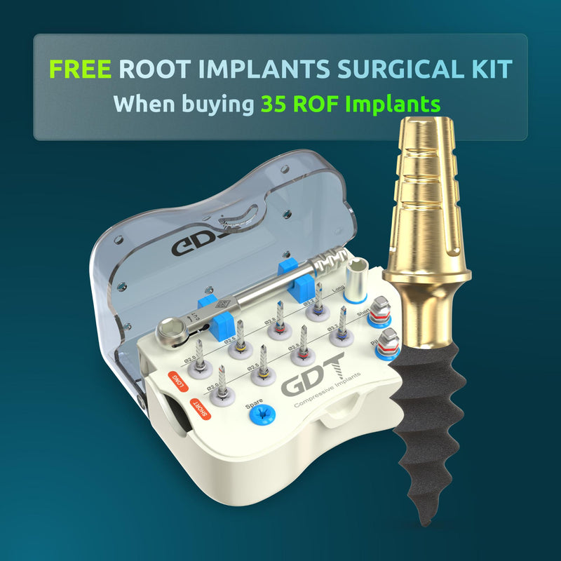 Buy 35 ROF One Piece Implants, Get a FREE Mini Surgical Kit!