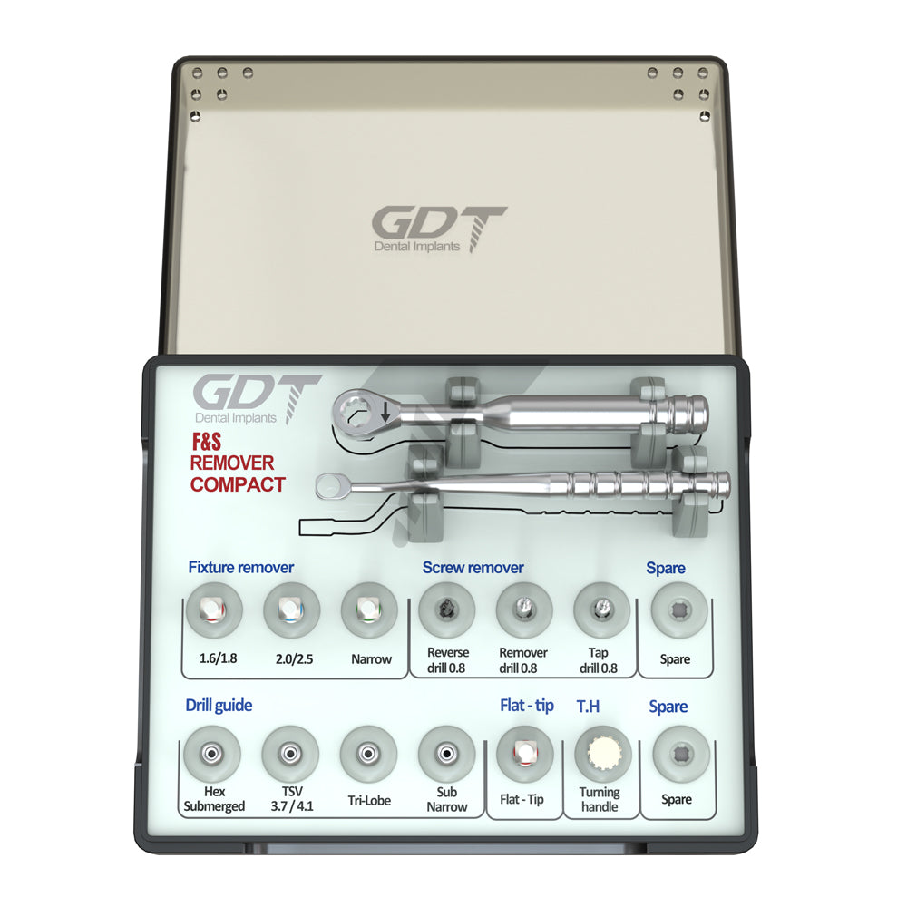 GDT Implants Fixture & Screw Remover Compact Kit