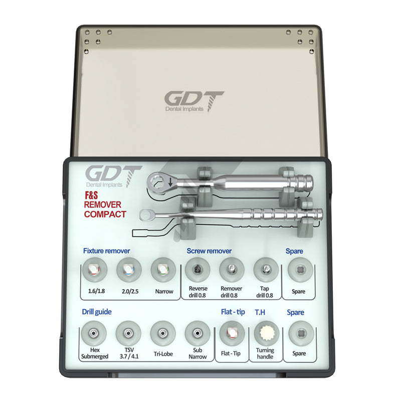 GDT Implants Fixture & Screw Remover Compact Kit