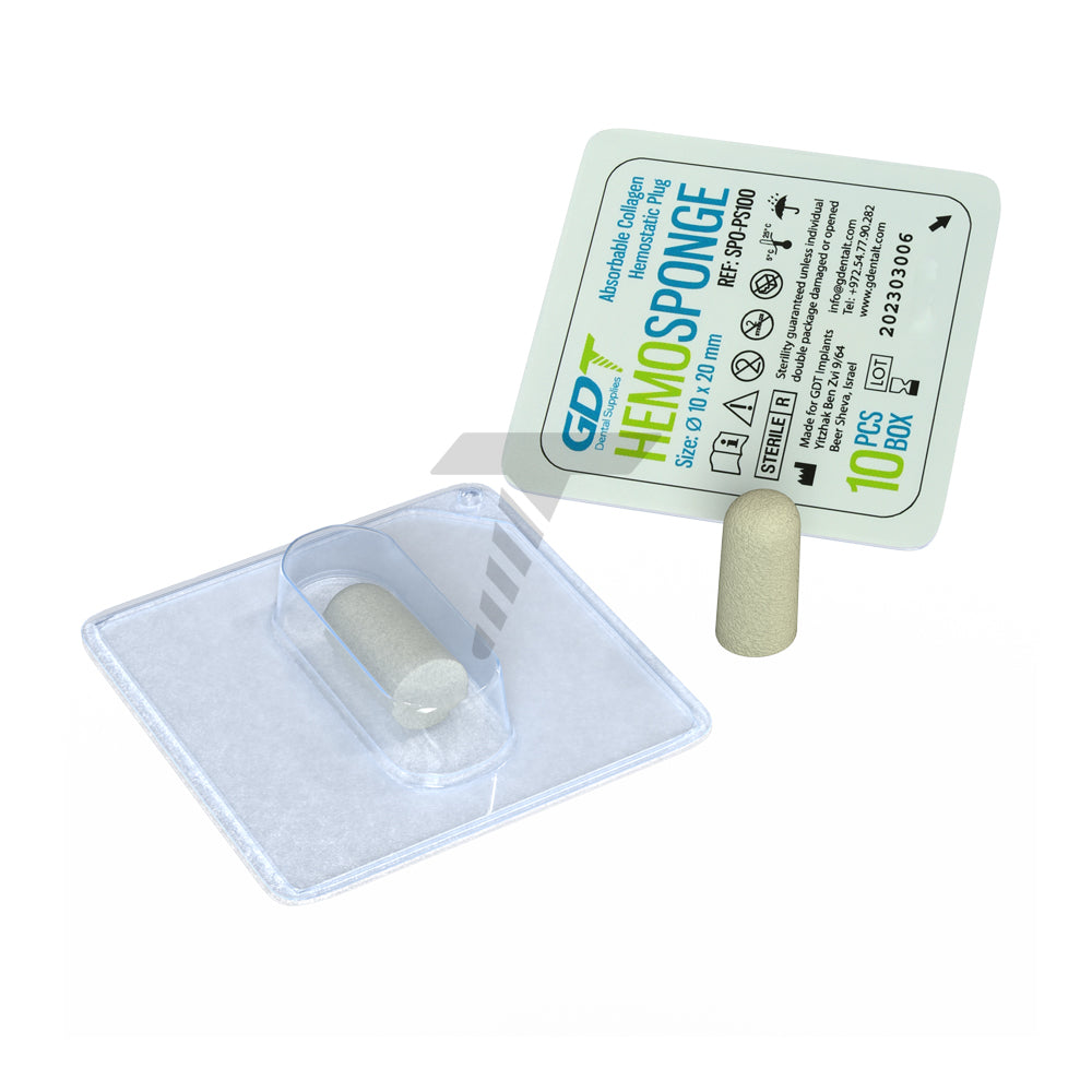 GDT Hemosponge 100% Pure Collagen Absorbable Sponge