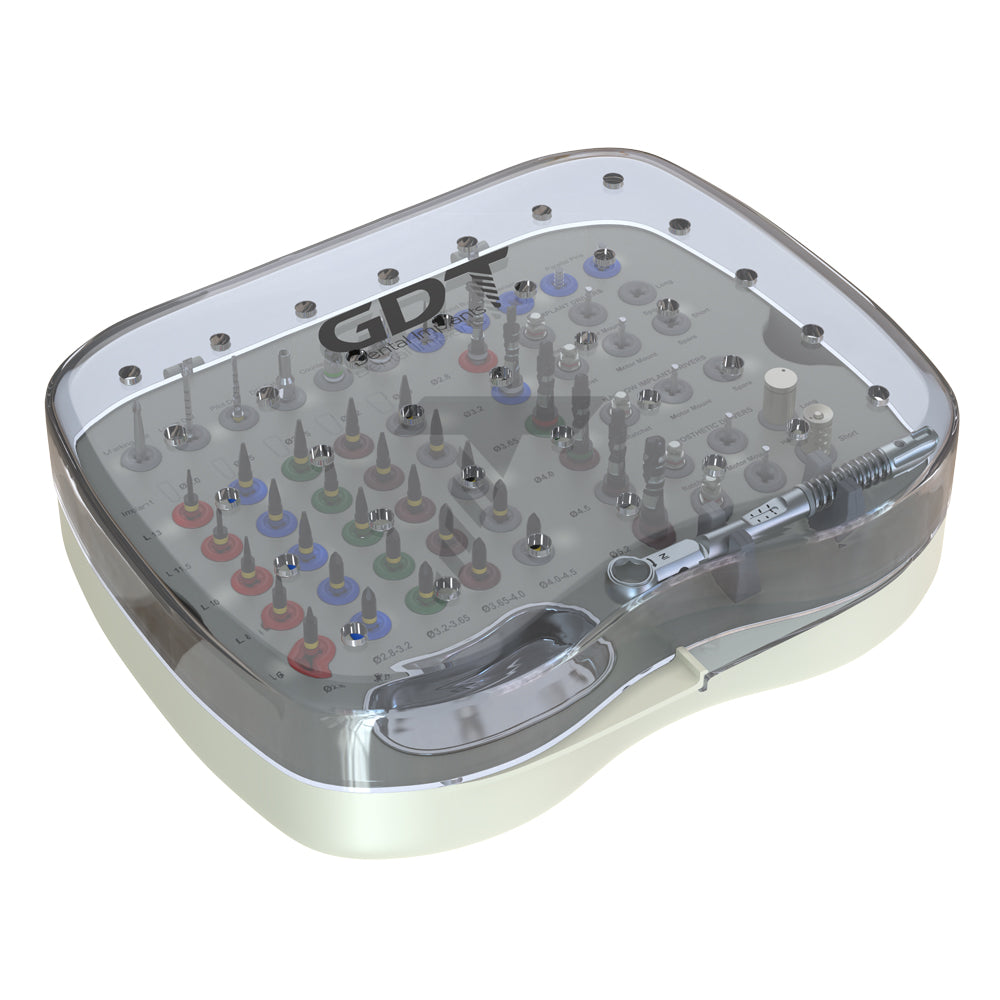 DLC Conical Integral Stopper Drills Full Surgical Kit Box
