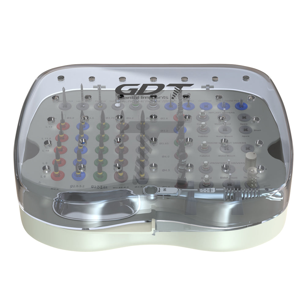 DLC Conical Integral Stopper Drills Full Surgical Kit Box