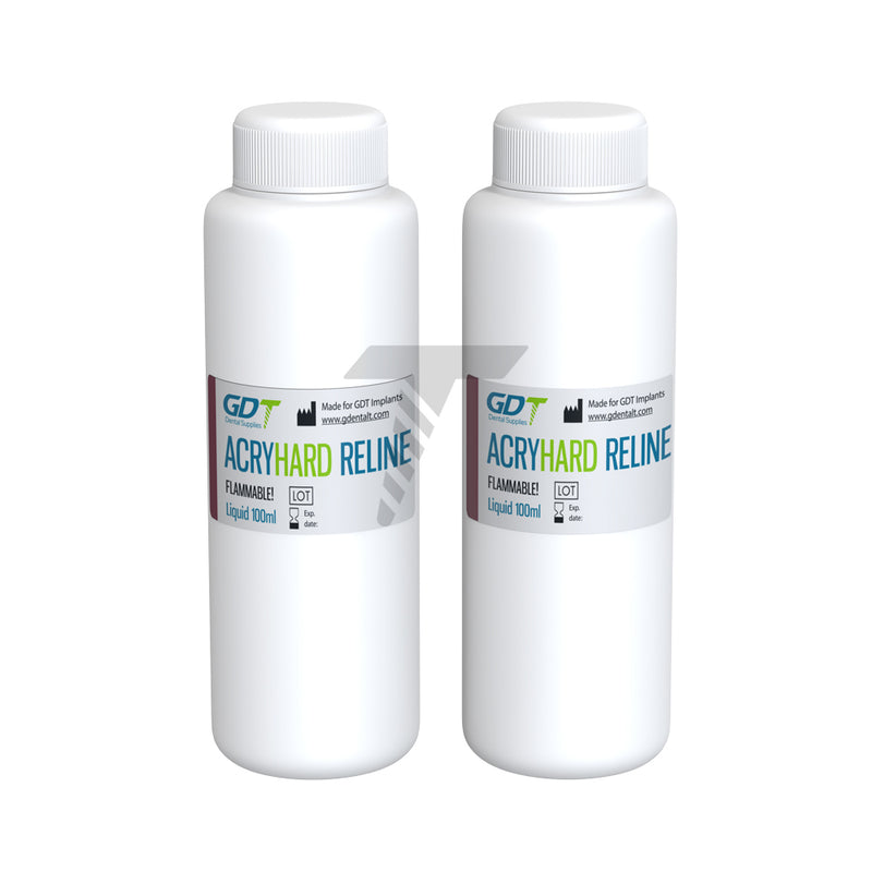 GDT AcryHard Denture Reline Hard Acrylic Reline Liner Powder