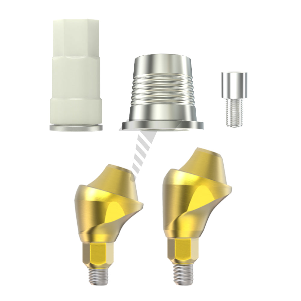 Set de Multi-unidades Anguladas 1.4 CAD/CAM Plataforma Estrecha (17° / 30° / 45°)