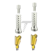 Angulated Multi Unit 1.4mm Titanium Sleeve Set Slim Platform 45°
