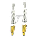 Angulated Multi Unit 1.4mm Titanium Sleeve Set Slim Platform 45°
