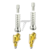 Angulated Multi Unit 1.4mm Titanium Sleeve Set Slim Platform 30°
