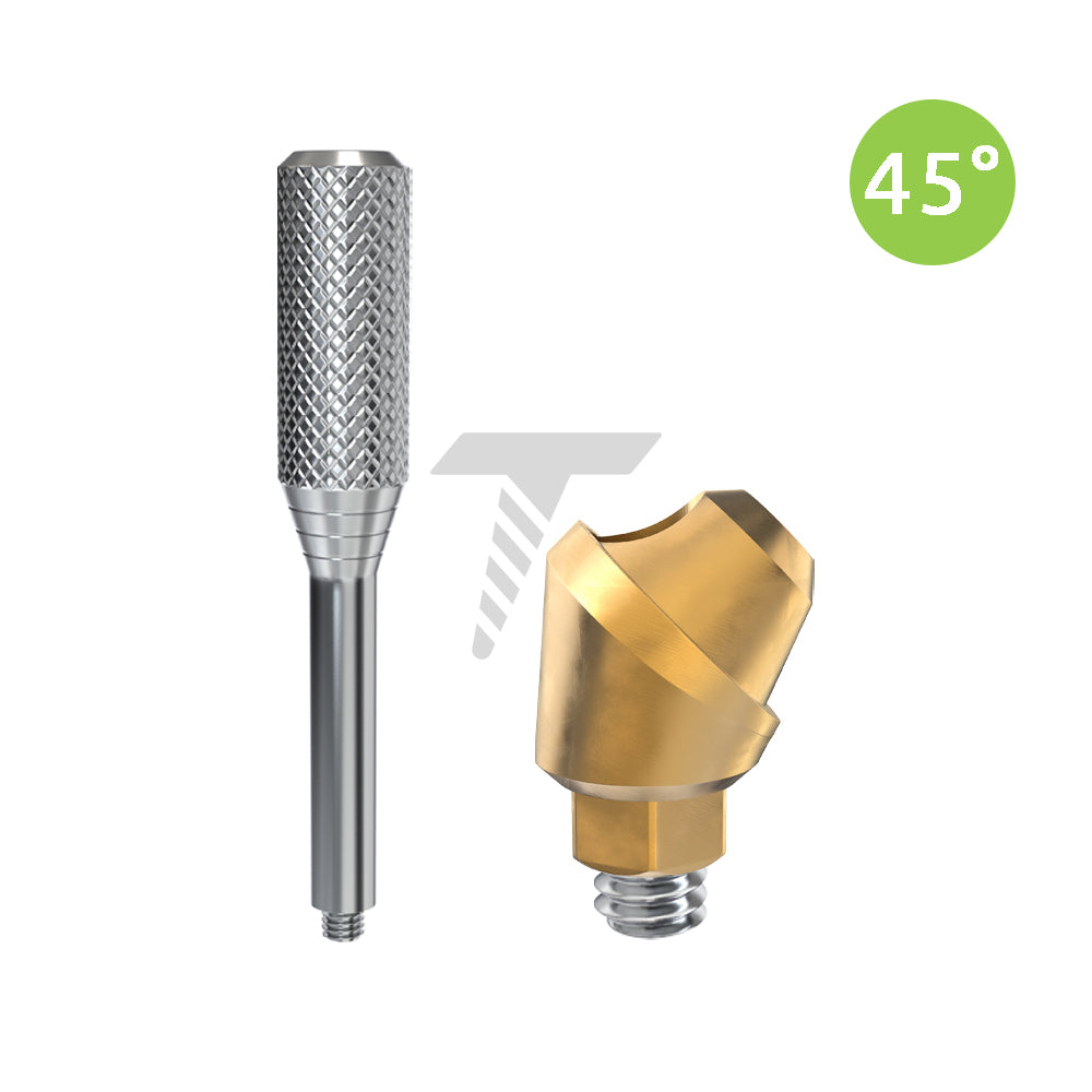 Angulated Multi Unit 1.6 Titanium Sleeve Set (17° / 30° / 45°)