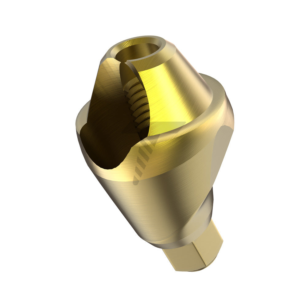 Angulated Multi Unit 1.4mm 17° abutment 3mm screw hole angle