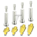 Angulated Multi Unit 1.4 Titanium Sleeve Set 17°