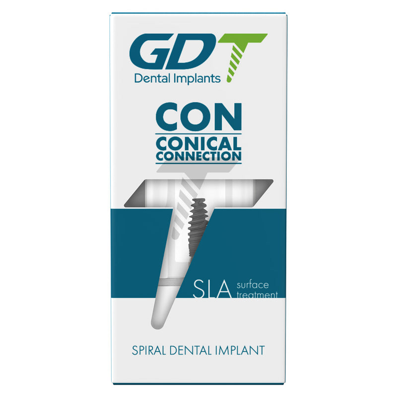 CON NP - Spiral Conical Connection Implant, Narrow Platform (NP) box