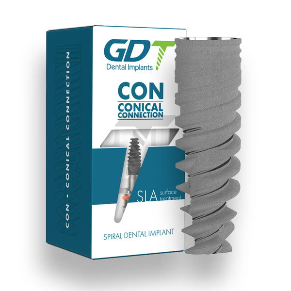 gdt CON NP - Spiral Conical Connection Implant, Narrow Platform (NP)