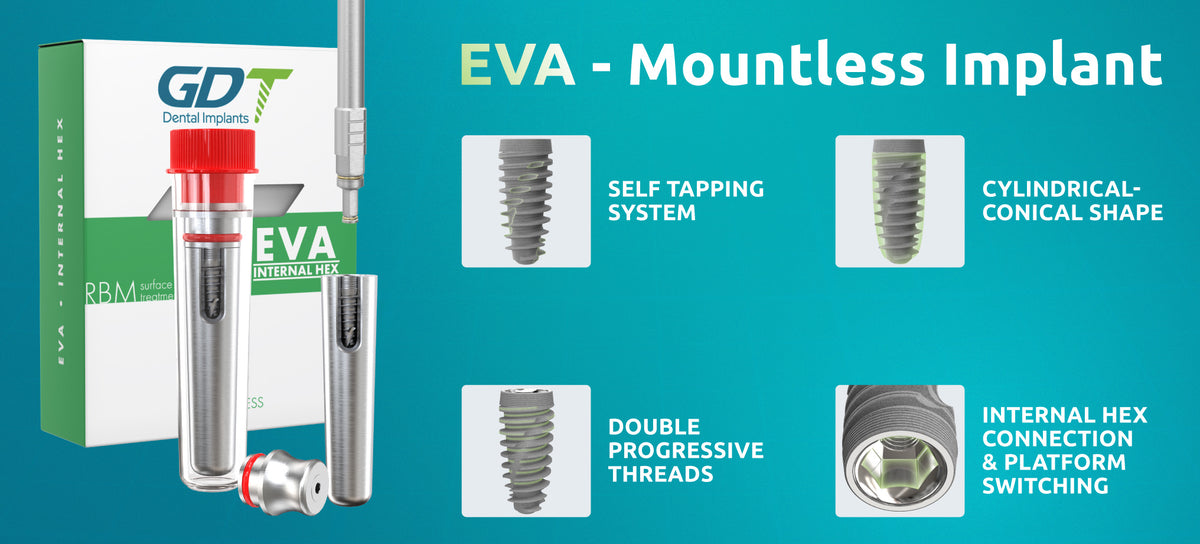 GDT EVA Mountless Dental Implant Product Highlights