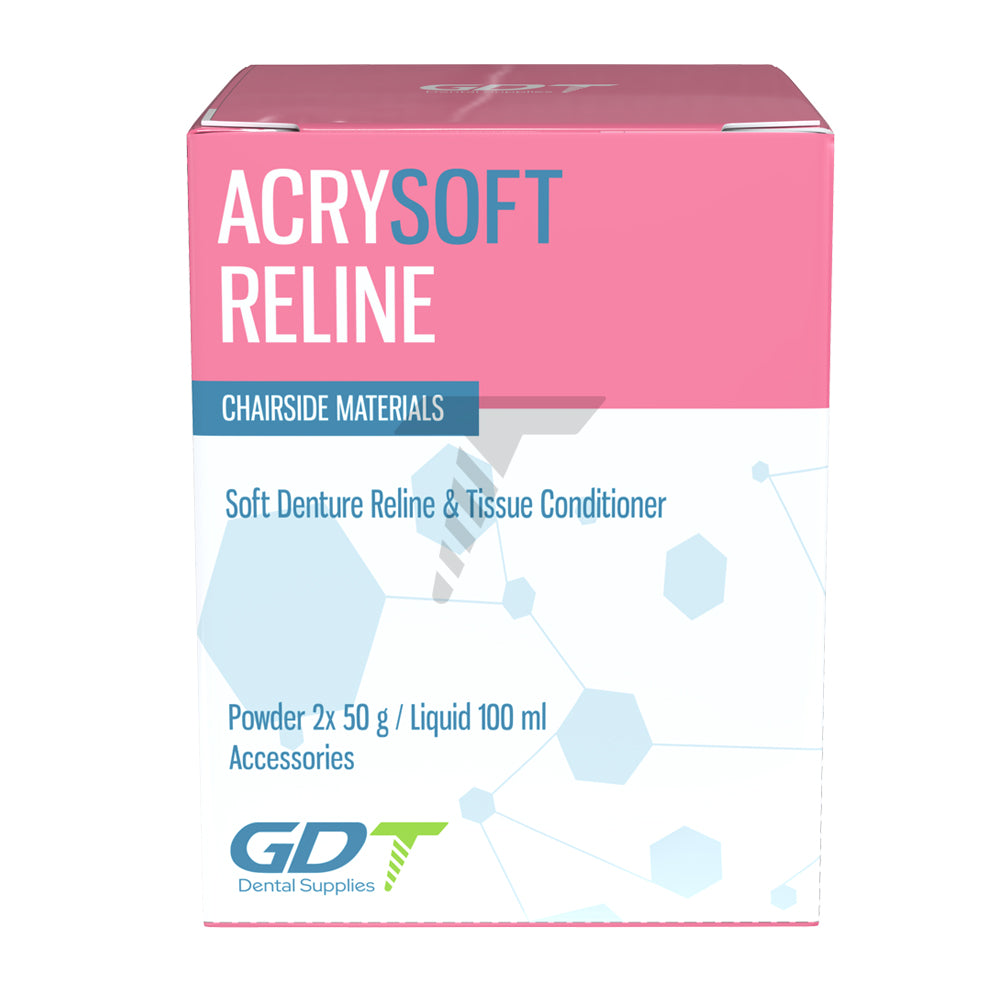 GDT AcrySoft Reline Soft Acrylic Denture Reline Box