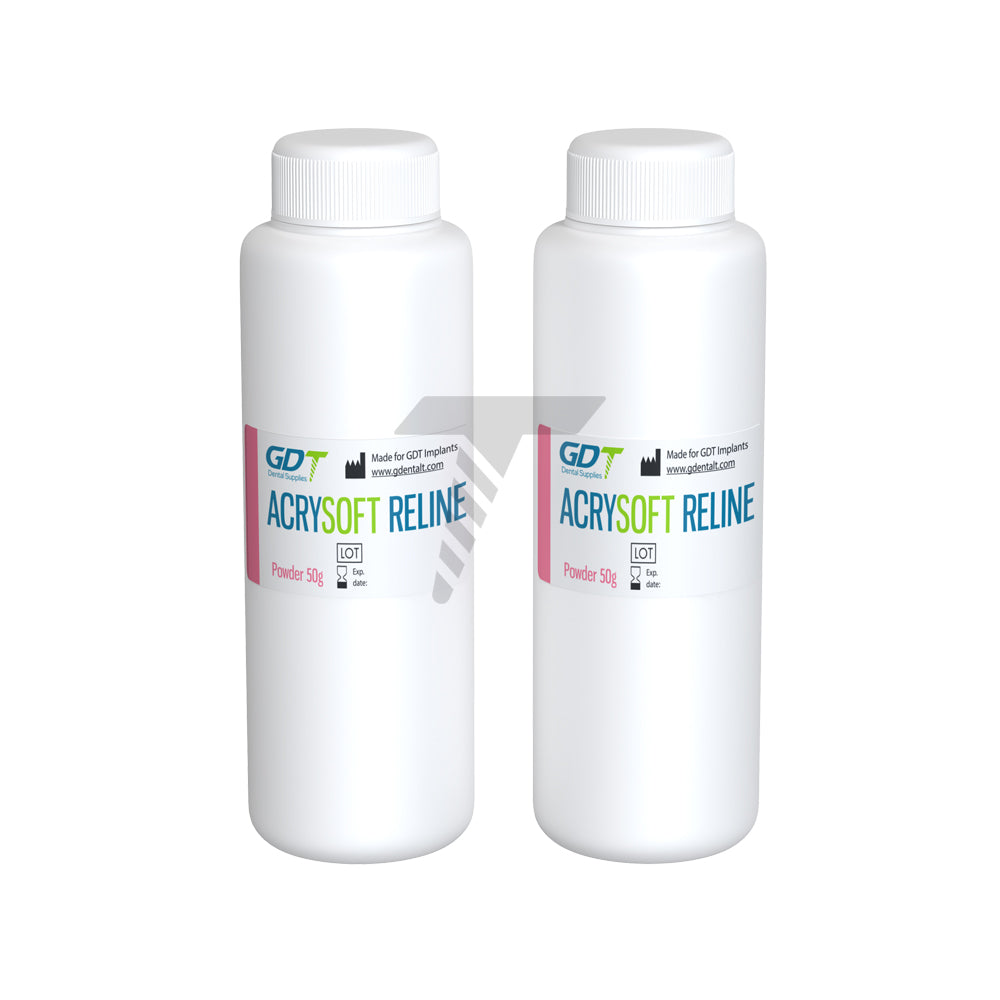GDT AcrySoft Reline Soft Acrylic Denture Reline Powder