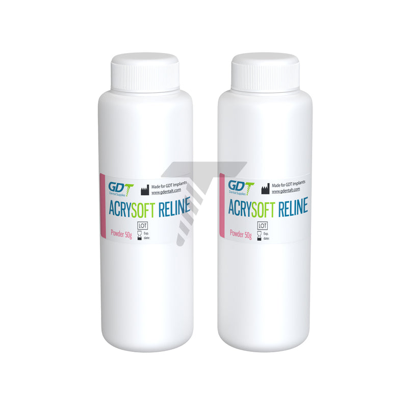 GDT AcrySoft Reline Soft Acrylic Denture Reline Powder