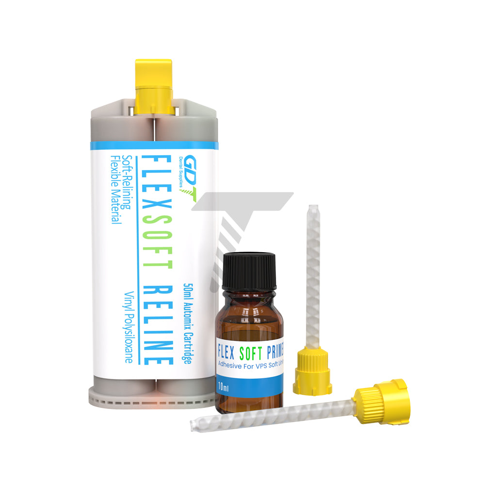 thumbnail image 2 of Zest Chairside Soft Reline Kit - 52g Cartridge, Primer & 10 Tips - Complete Dental Reline System 2 of 3