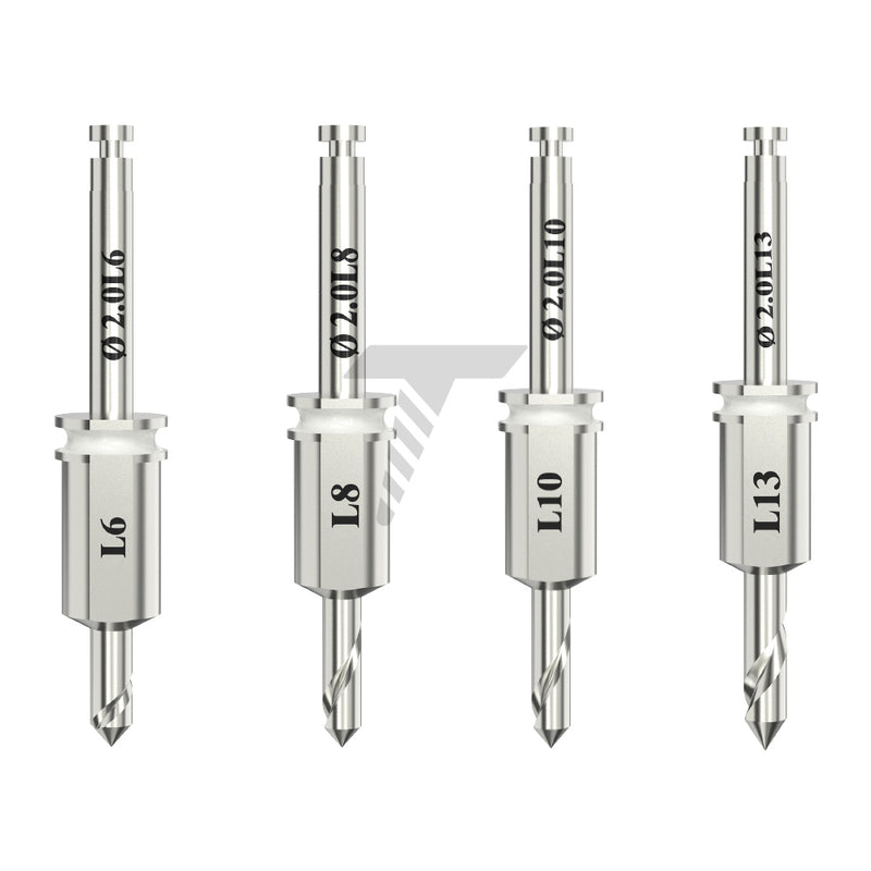 Fresa de cirugía guiada Ø2,0 mm irrigada externa G5,0