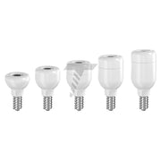 Zirconia Healing Cap Ø4.7 With Titanium Screw