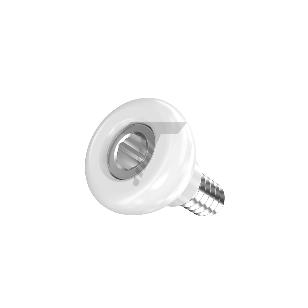 Zirconia Healing Cap Ø4.7 With Titanium Screw
