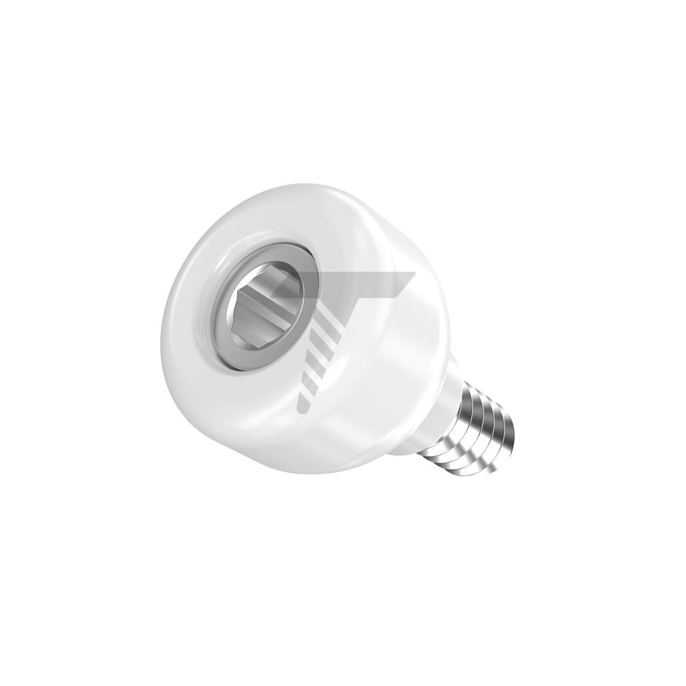 Zirconia Healing Cap Ø4.7 With Titanium Screw