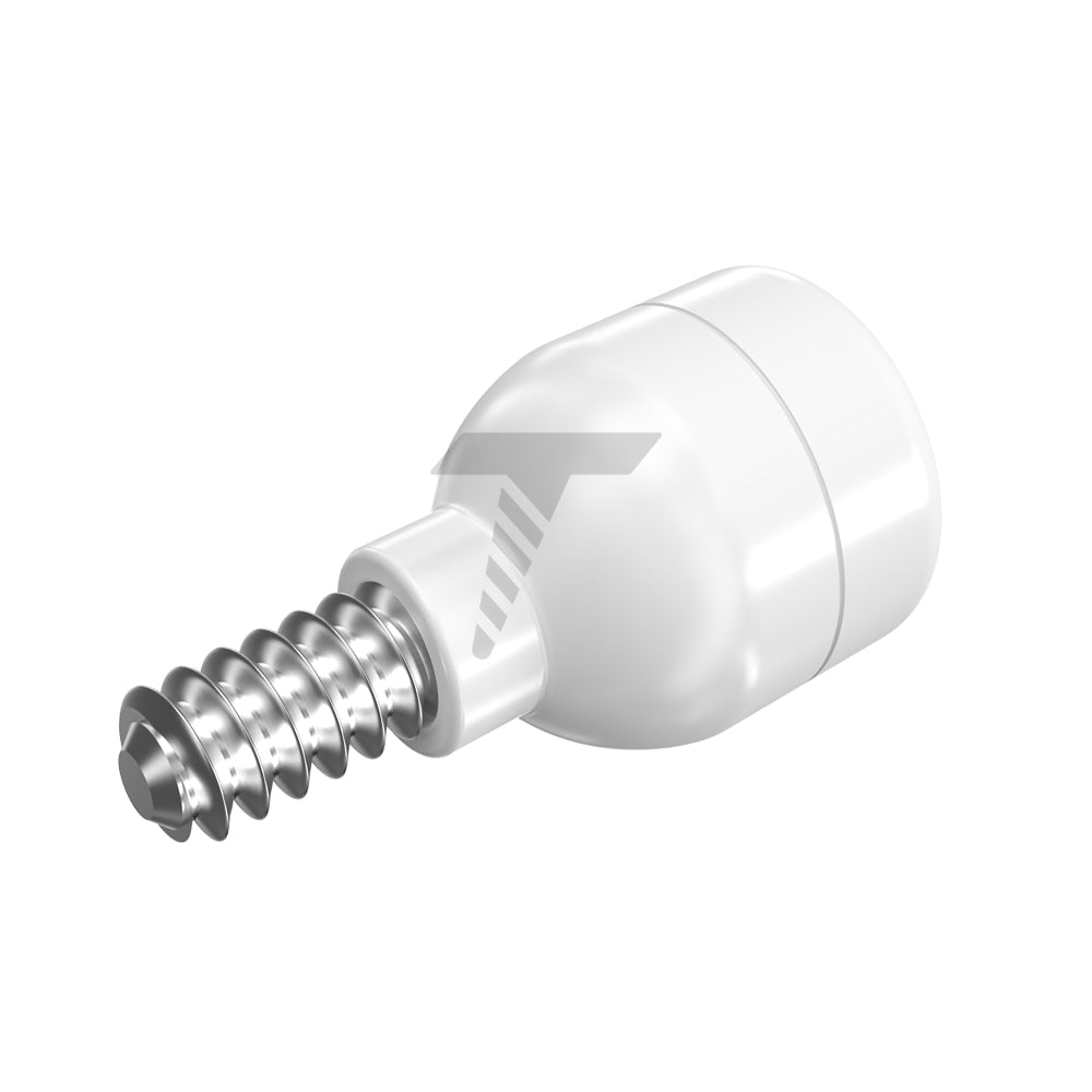 Zirconia Healing Cap Ø4.7 With Titanium Screw