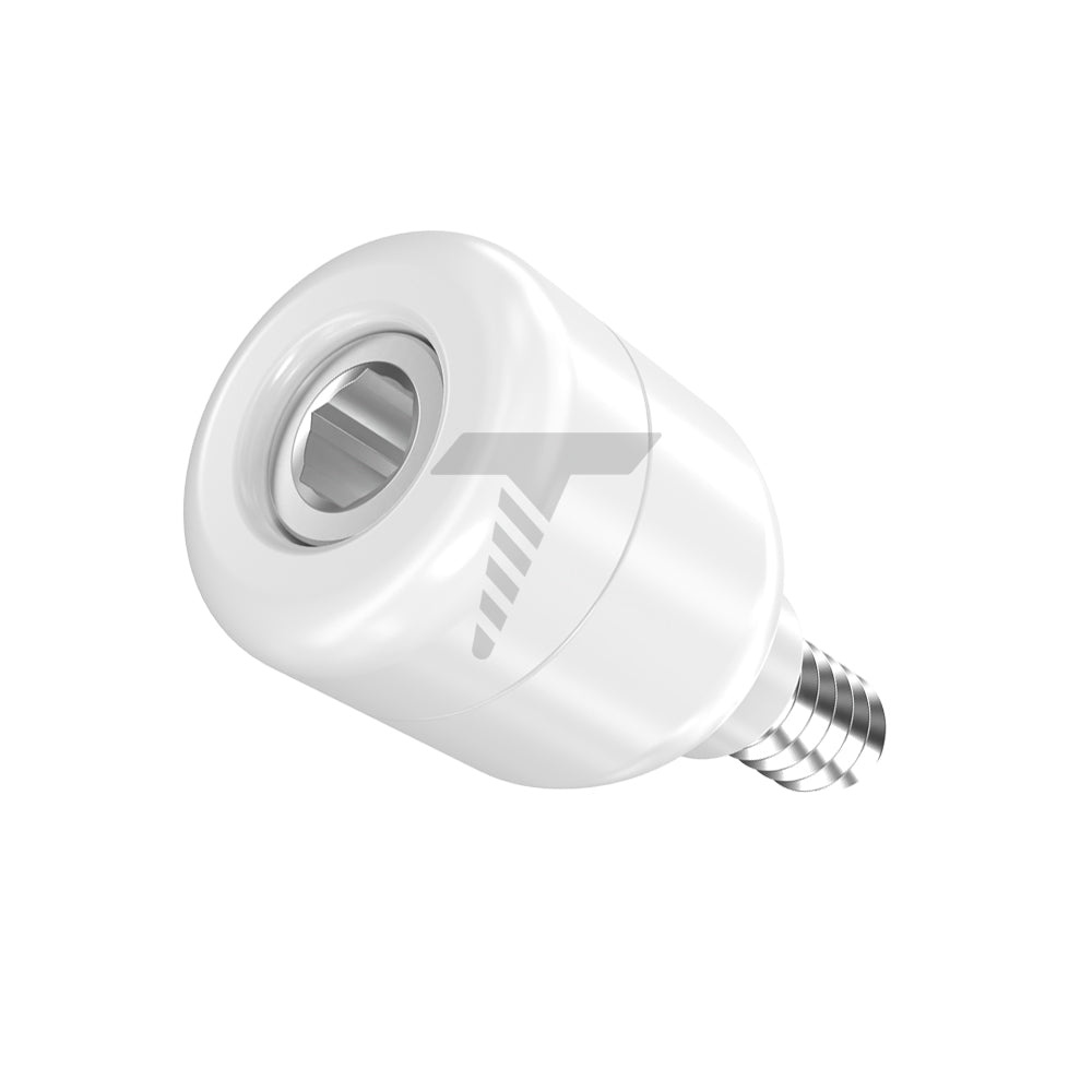 Zirconia Healing Cap Ø4.7 With Titanium Screw