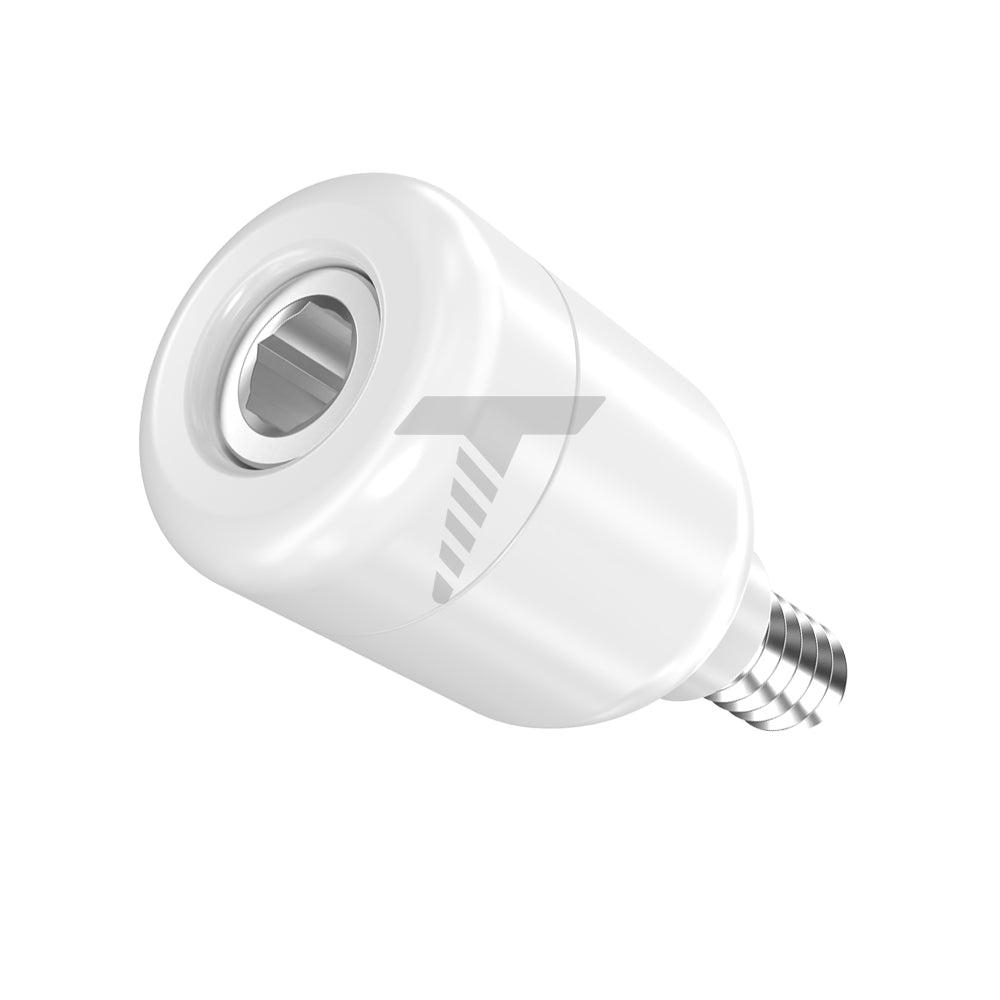 Zirconia Healing Cap Ø4.7 With Titanium Screw