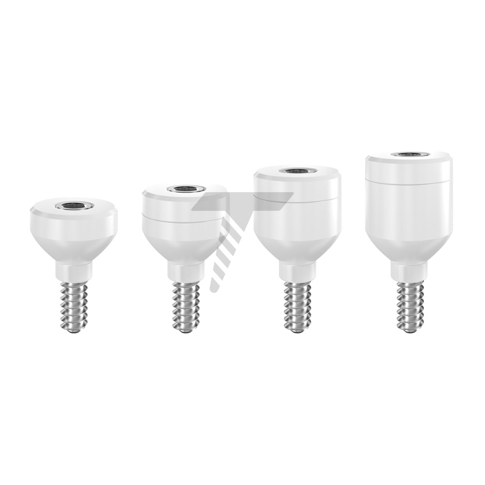 Zirconia Healing Cap Ø5.5 With Titanium Screw