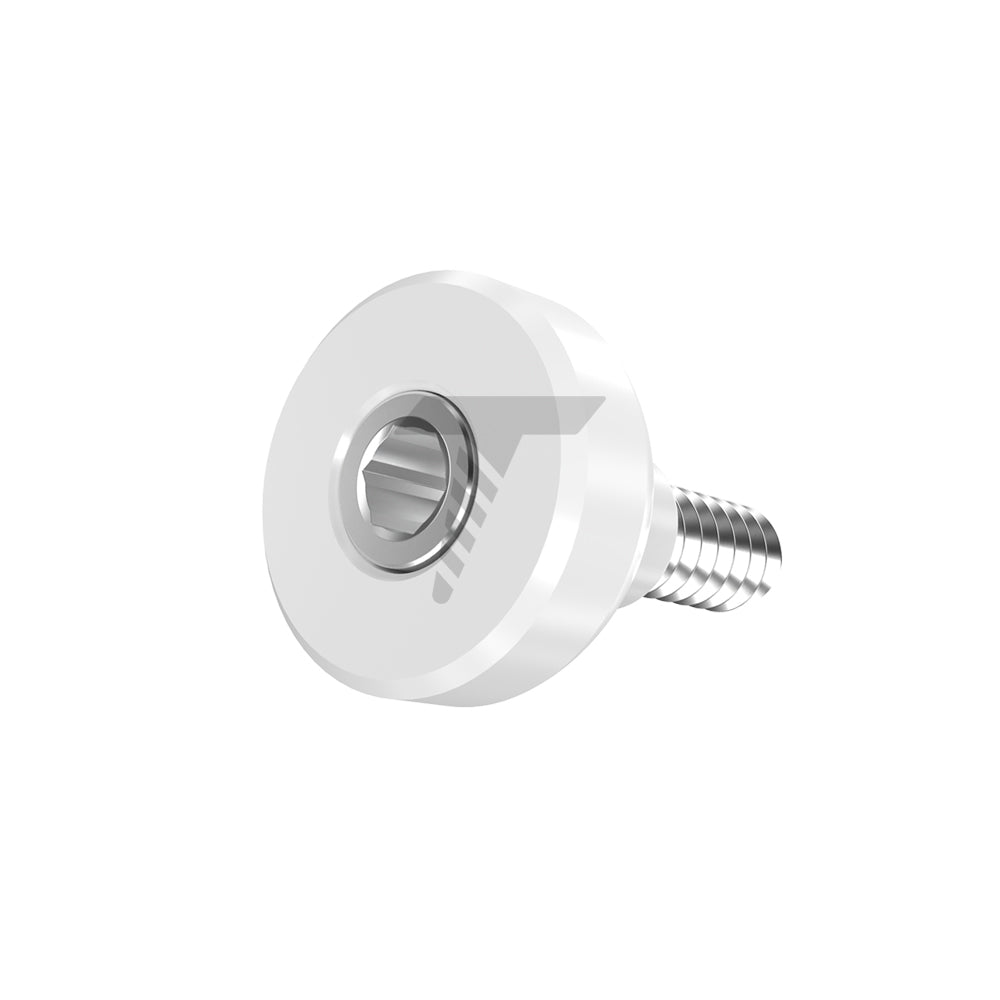 Zirconia Healing Cap Ø5.5 With Titanium Screw