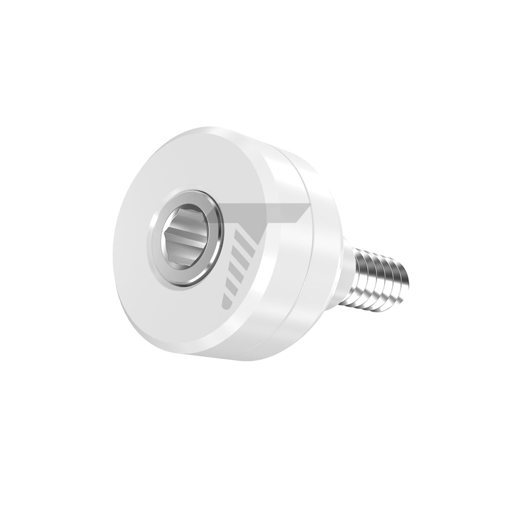 Zirconia Healing Cap Ø5.5 With Titanium Screw