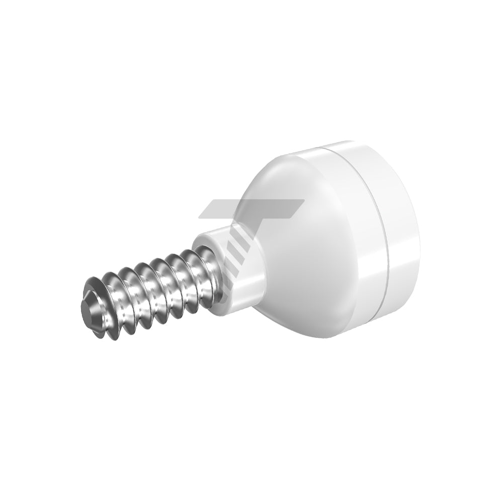 Zirconia Healing Cap Ø5.5 With Titanium Screw